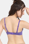Rosaline Padded Wired 3/4th Coverage T-Shirt Bra - Prism Violet — thumbnail 2